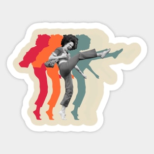 Sally Omalley Retro Sticker